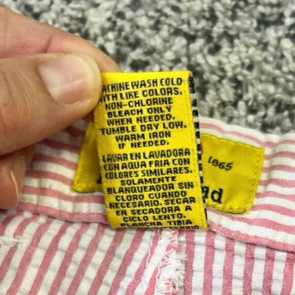 Duck Head Men’s‎ 42 Seersucker Shorts Red White Cotton Preppy Frat Classic - Picture 6 of 15